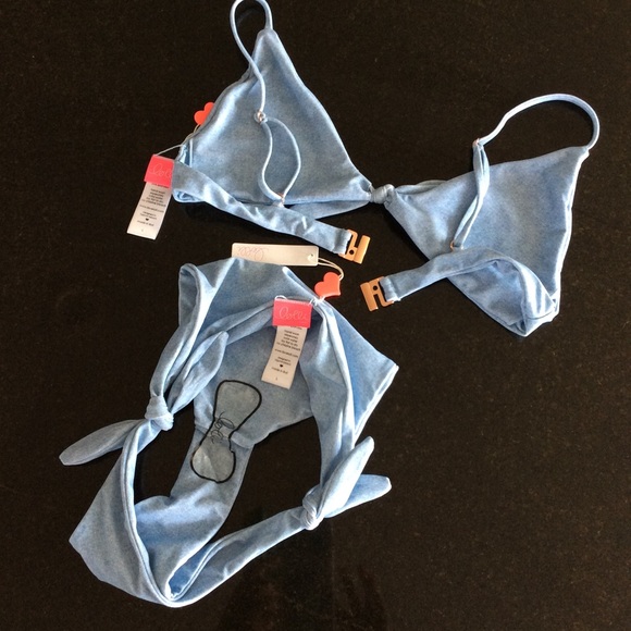 Lolli tie front top bikini set - Picture 4 of 8